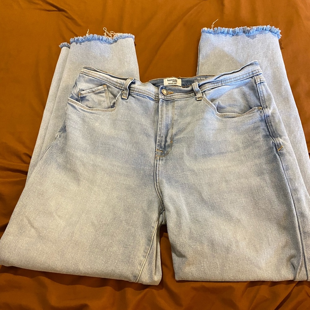 Kensie Jeans High Rise Wide Leg sz 14/32